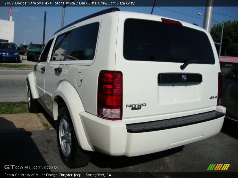 Stone White / Dark Slate Gray/Light Slate Gray 2007 Dodge Nitro SXT 4x4