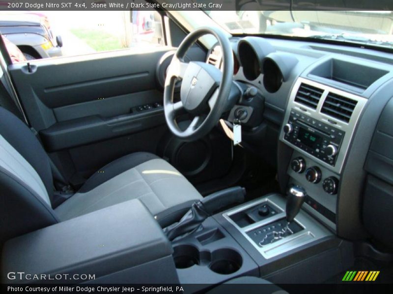 Stone White / Dark Slate Gray/Light Slate Gray 2007 Dodge Nitro SXT 4x4