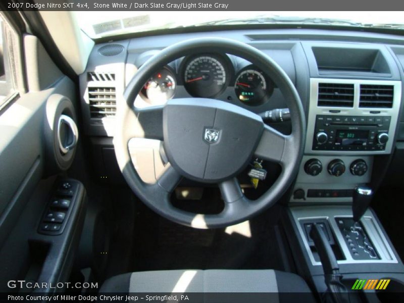 Stone White / Dark Slate Gray/Light Slate Gray 2007 Dodge Nitro SXT 4x4