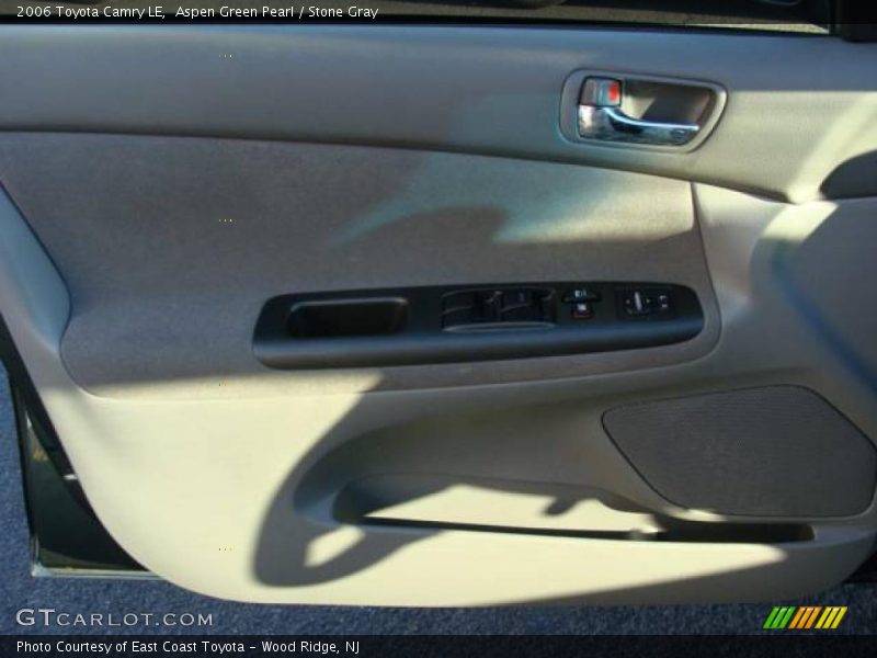 Aspen Green Pearl / Stone Gray 2006 Toyota Camry LE