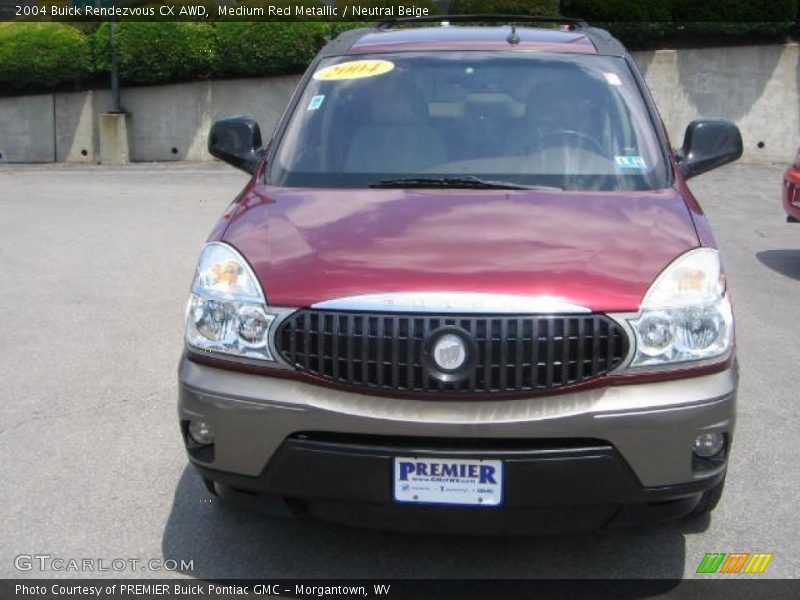 Medium Red Metallic / Neutral Beige 2004 Buick Rendezvous CX AWD