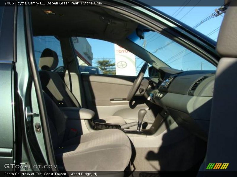 Aspen Green Pearl / Stone Gray 2006 Toyota Camry LE