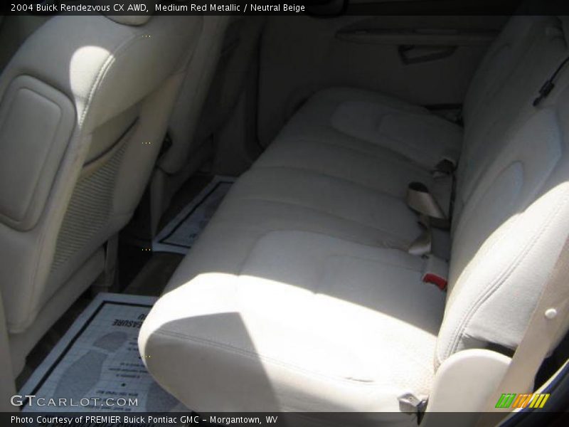 Medium Red Metallic / Neutral Beige 2004 Buick Rendezvous CX AWD