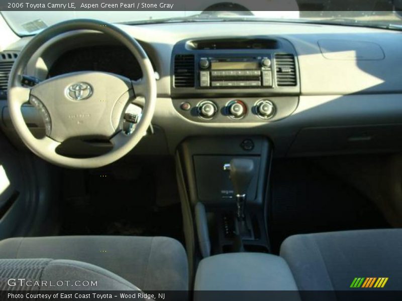 Aspen Green Pearl / Stone Gray 2006 Toyota Camry LE