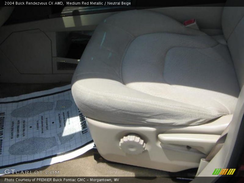 Medium Red Metallic / Neutral Beige 2004 Buick Rendezvous CX AWD