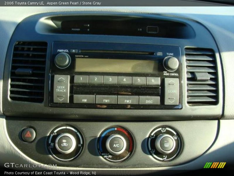 Aspen Green Pearl / Stone Gray 2006 Toyota Camry LE