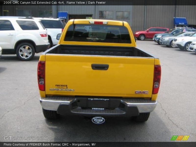 Flame Yellow / Dark Pewter 2006 GMC Canyon SLE Extended Cab 4x4