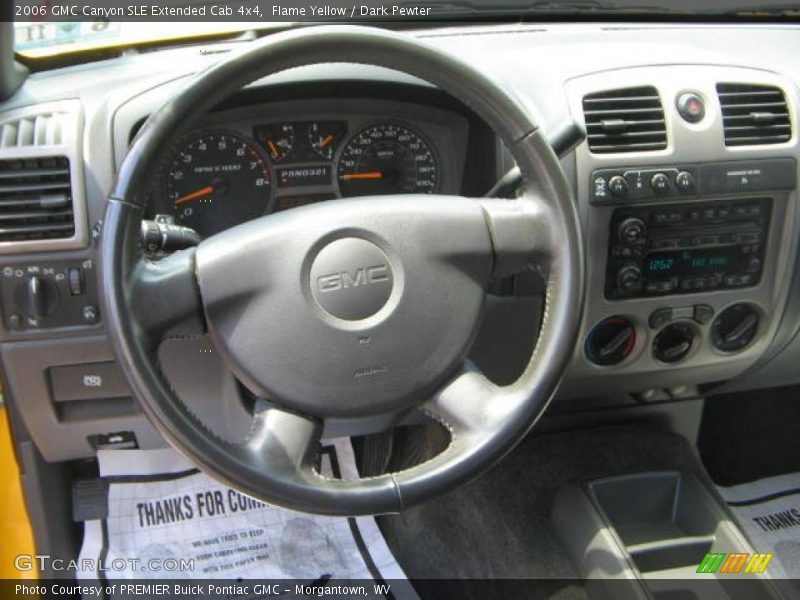 Flame Yellow / Dark Pewter 2006 GMC Canyon SLE Extended Cab 4x4