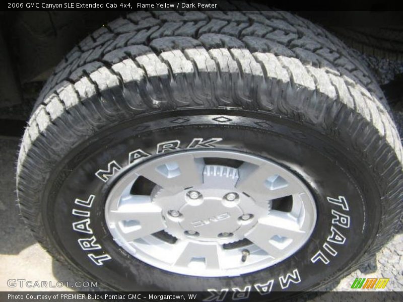 Flame Yellow / Dark Pewter 2006 GMC Canyon SLE Extended Cab 4x4