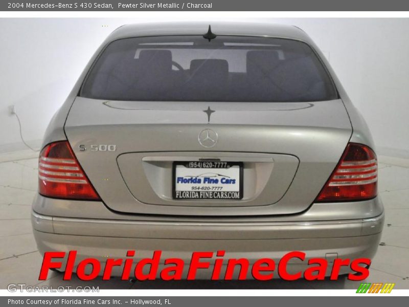 Pewter Silver Metallic / Charcoal 2004 Mercedes-Benz S 430 Sedan