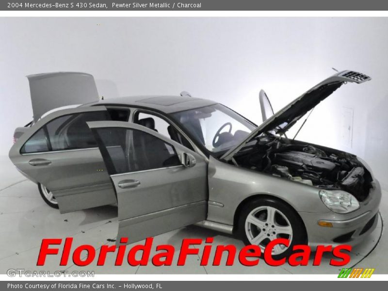Pewter Silver Metallic / Charcoal 2004 Mercedes-Benz S 430 Sedan