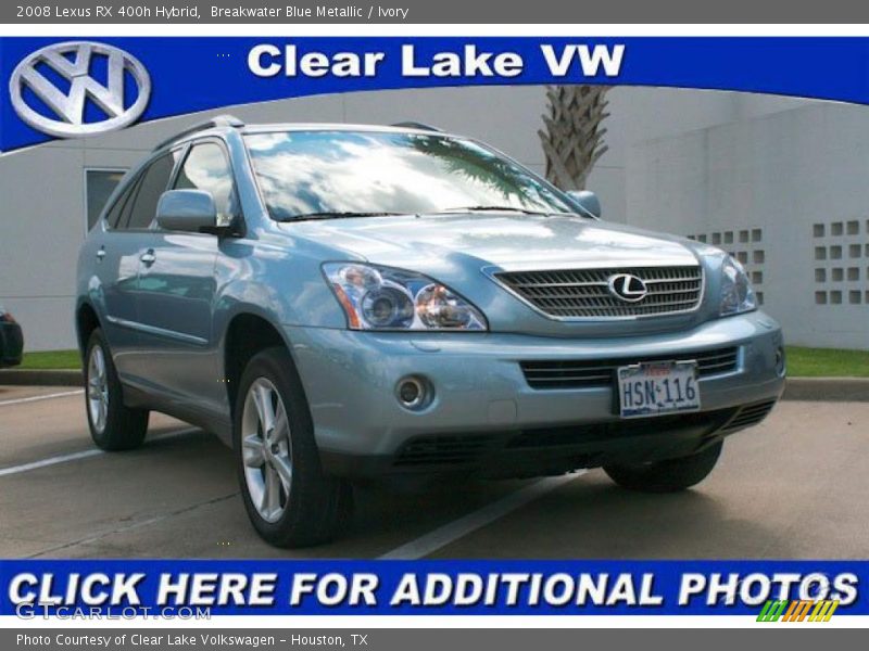 Breakwater Blue Metallic / Ivory 2008 Lexus RX 400h Hybrid