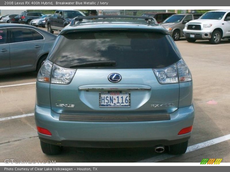 Breakwater Blue Metallic / Ivory 2008 Lexus RX 400h Hybrid