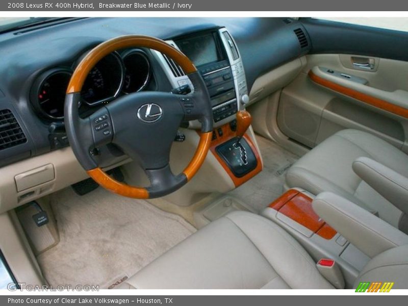Breakwater Blue Metallic / Ivory 2008 Lexus RX 400h Hybrid
