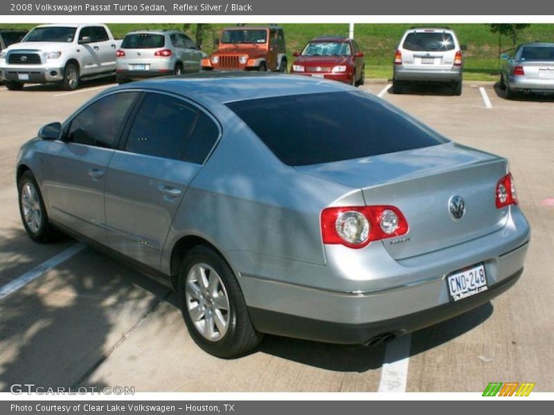Reflex Silver / Black 2008 Volkswagen Passat Turbo Sedan