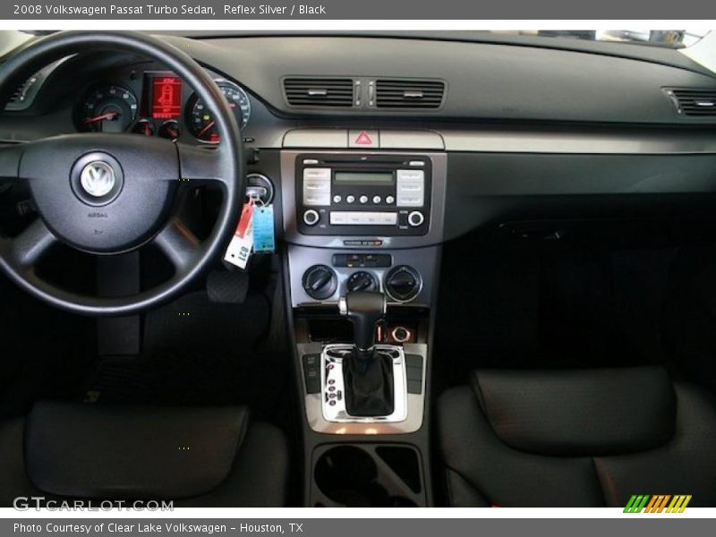 Reflex Silver / Black 2008 Volkswagen Passat Turbo Sedan