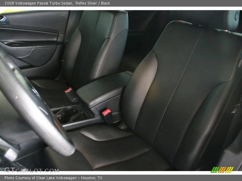 Reflex Silver / Black 2008 Volkswagen Passat Turbo Sedan