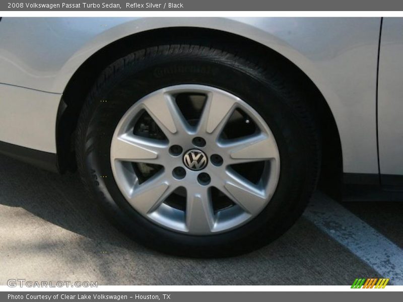 Reflex Silver / Black 2008 Volkswagen Passat Turbo Sedan