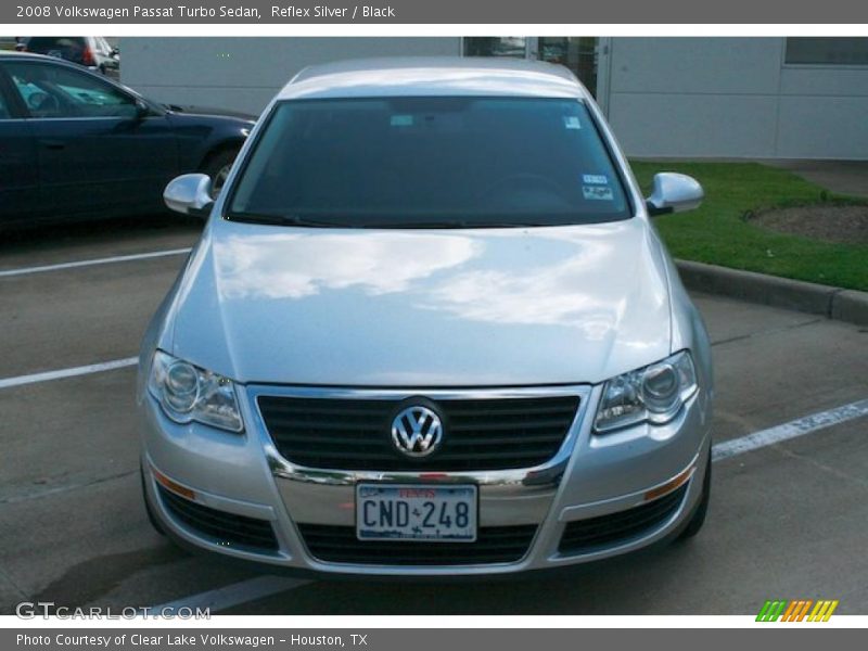 Reflex Silver / Black 2008 Volkswagen Passat Turbo Sedan