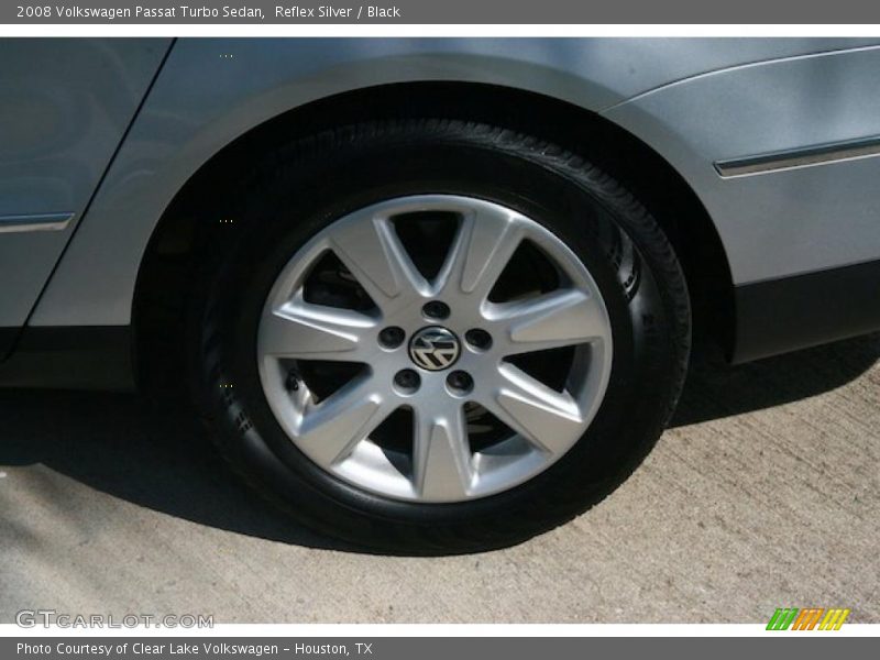 Reflex Silver / Black 2008 Volkswagen Passat Turbo Sedan