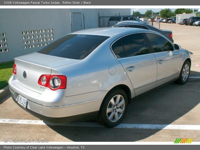 Reflex Silver / Black 2008 Volkswagen Passat Turbo Sedan