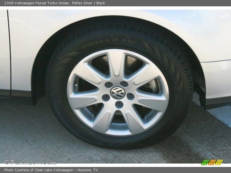 Reflex Silver / Black 2008 Volkswagen Passat Turbo Sedan
