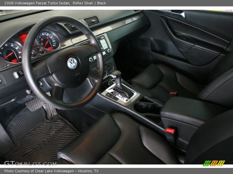 Reflex Silver / Black 2008 Volkswagen Passat Turbo Sedan