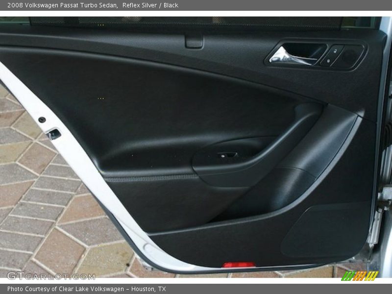 Reflex Silver / Black 2008 Volkswagen Passat Turbo Sedan
