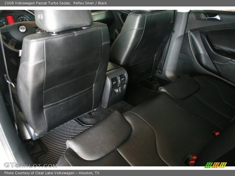 Reflex Silver / Black 2008 Volkswagen Passat Turbo Sedan