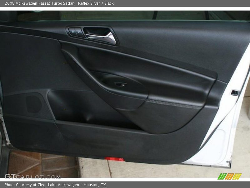 Reflex Silver / Black 2008 Volkswagen Passat Turbo Sedan
