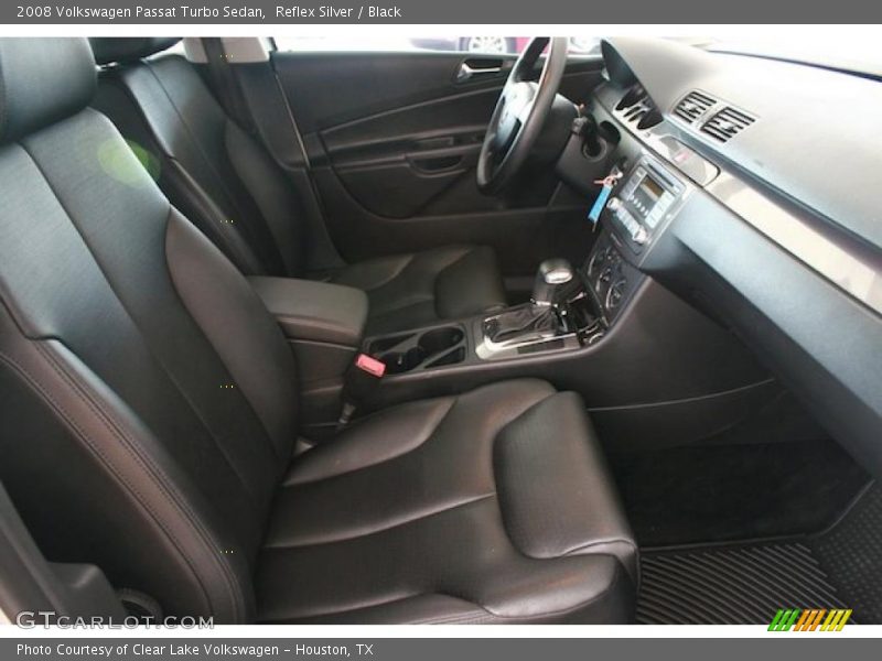 Reflex Silver / Black 2008 Volkswagen Passat Turbo Sedan