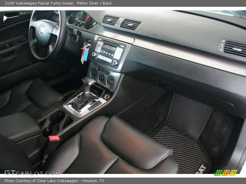 Reflex Silver / Black 2008 Volkswagen Passat Turbo Sedan