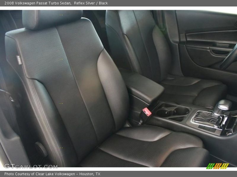 Reflex Silver / Black 2008 Volkswagen Passat Turbo Sedan