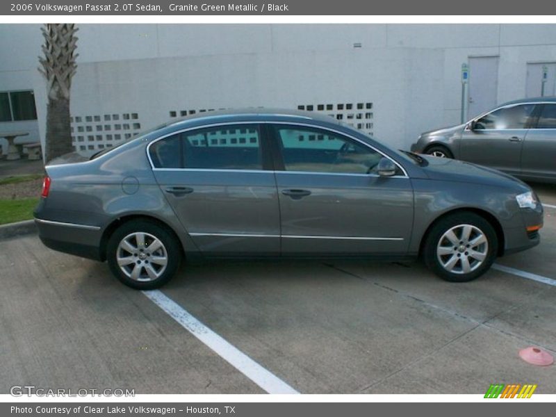 Granite Green Metallic / Black 2006 Volkswagen Passat 2.0T Sedan