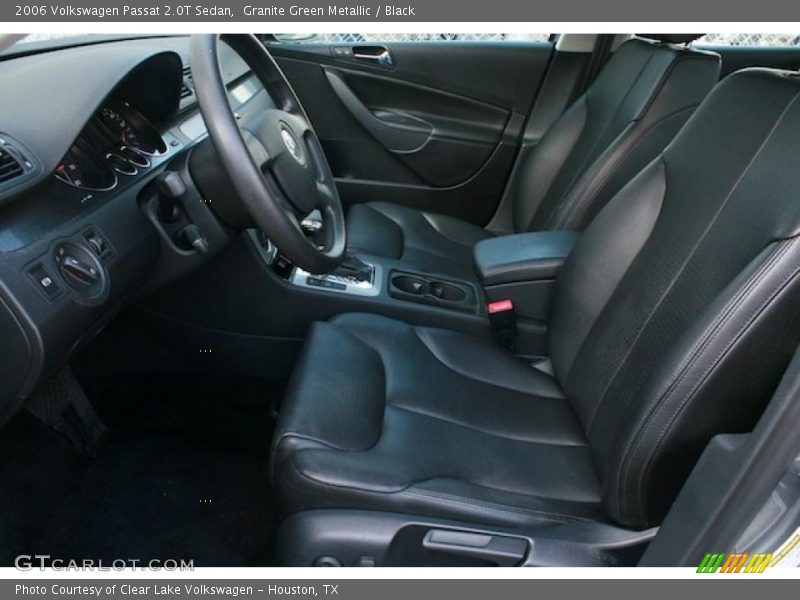 Granite Green Metallic / Black 2006 Volkswagen Passat 2.0T Sedan