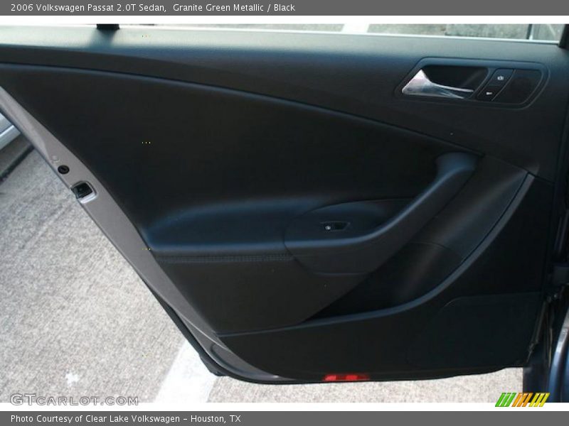 Granite Green Metallic / Black 2006 Volkswagen Passat 2.0T Sedan