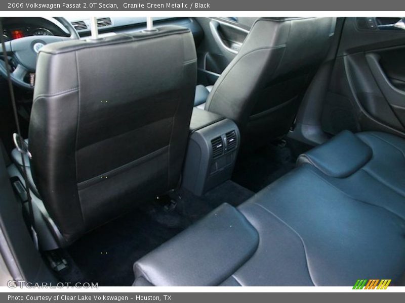 Granite Green Metallic / Black 2006 Volkswagen Passat 2.0T Sedan
