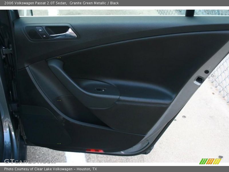 Granite Green Metallic / Black 2006 Volkswagen Passat 2.0T Sedan