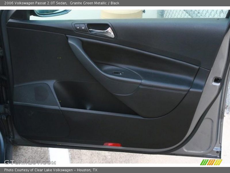 Granite Green Metallic / Black 2006 Volkswagen Passat 2.0T Sedan