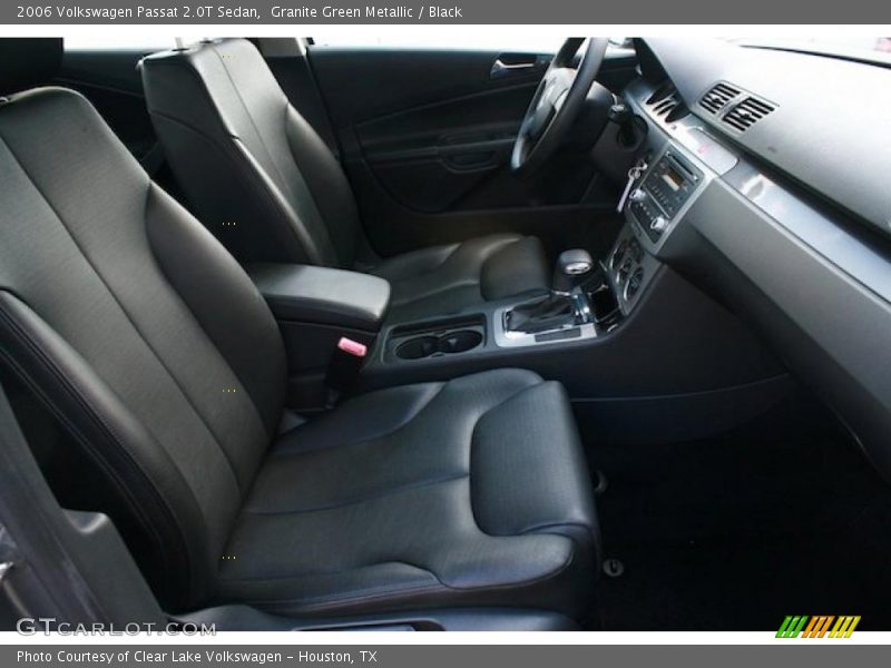 Granite Green Metallic / Black 2006 Volkswagen Passat 2.0T Sedan