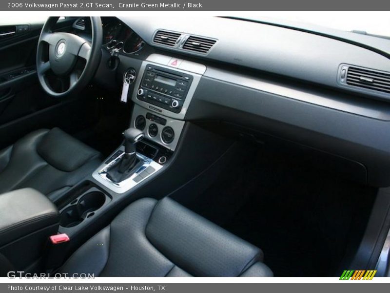 Granite Green Metallic / Black 2006 Volkswagen Passat 2.0T Sedan