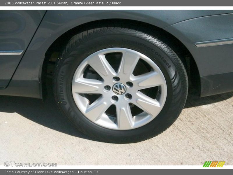 Granite Green Metallic / Black 2006 Volkswagen Passat 2.0T Sedan