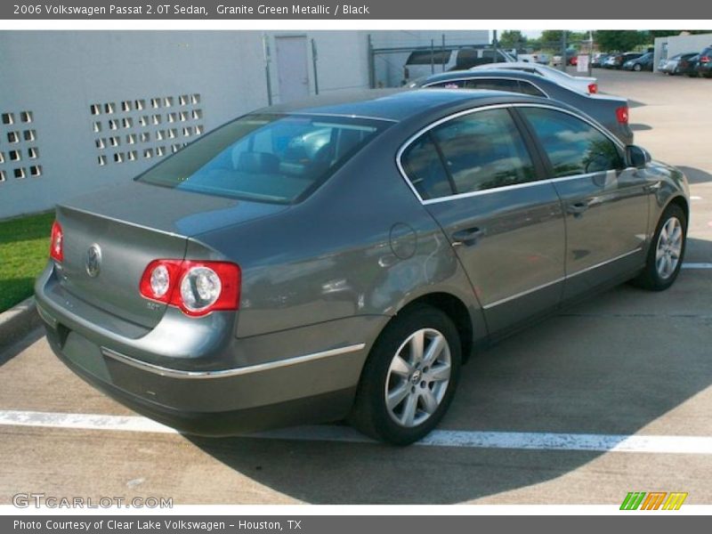 Granite Green Metallic / Black 2006 Volkswagen Passat 2.0T Sedan