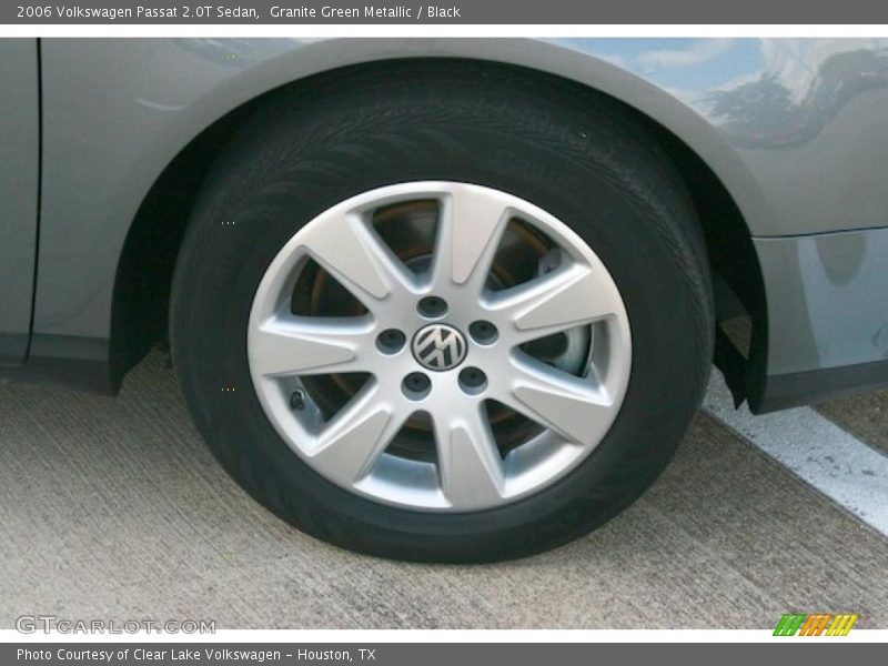 Granite Green Metallic / Black 2006 Volkswagen Passat 2.0T Sedan