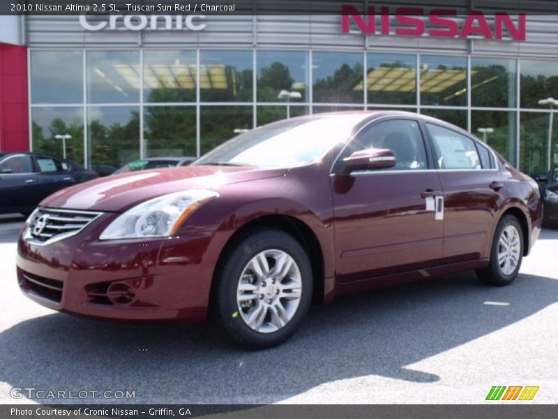 Tuscan Sun Red / Charcoal 2010 Nissan Altima 2.5 SL