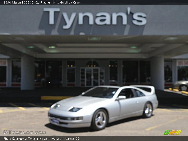 Platinum Mist Metallic / Gray 1990 Nissan 300ZX 2+2