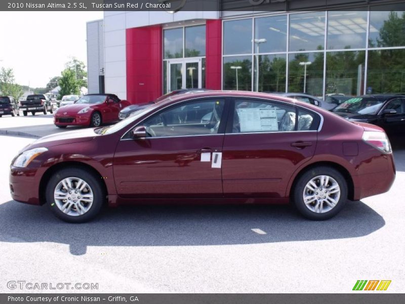 Tuscan Sun Red / Charcoal 2010 Nissan Altima 2.5 SL