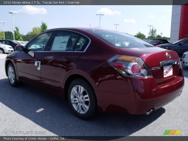 Tuscan Sun Red / Charcoal 2010 Nissan Altima 2.5 SL