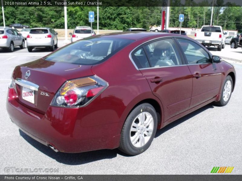 Tuscan Sun Red / Charcoal 2010 Nissan Altima 2.5 SL
