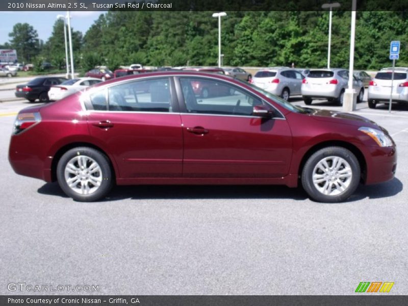 Tuscan Sun Red / Charcoal 2010 Nissan Altima 2.5 SL